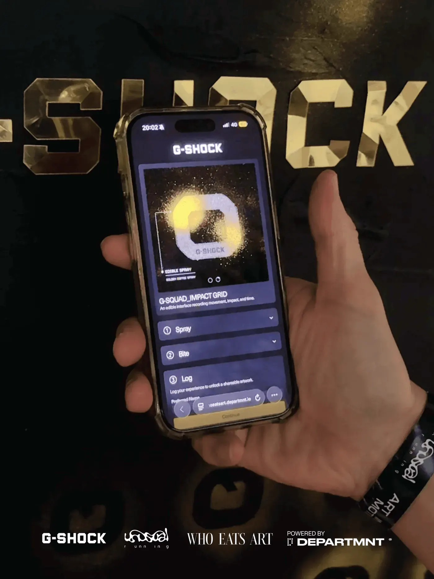 G-Shock × Who Eats Art — Gamified Installation